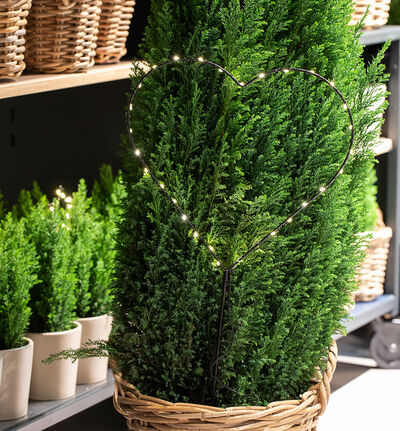 LED hjerte på pinne 70 cm LED hjerte på pinne 70 cm